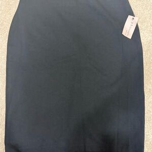 Philosophy Classic Black Pencil Skirt